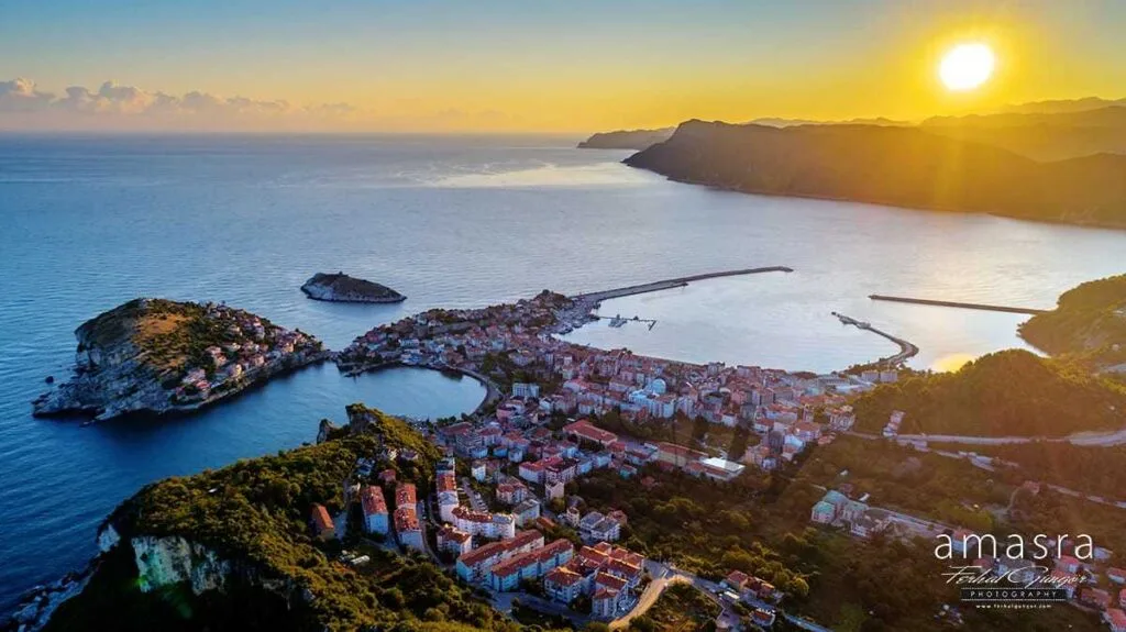 Kurban bayramı sabahı Amasra gündoğumu